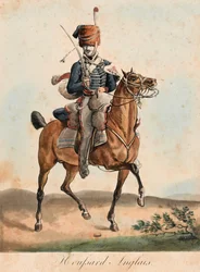 Hussard anglais, vers 1815