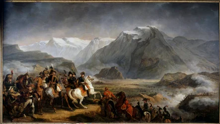 Général Napoléon Bonaparte (1769-1821) à la bataille de Rivoli