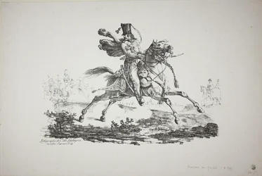 Hussard au galop