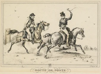 Scènes de la vie quotidienne, Route et Chemins: Route de Poste