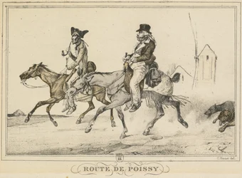 Scènes de la vie quotidienne, Routes et Chemins : Route de Poissy