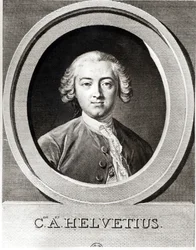 Portrait de Claude Adrien Helvétius (1715-1771) philosophe français