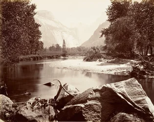 Les Dômes, Yosemite, ca. 1872, imprimé ca. 1876