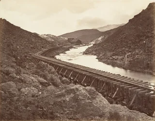 Eureka Quartz Mill et Flume, Nevada