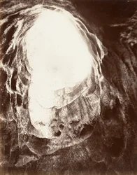 Regardant dans la cheminée de Pluton, 1865-66, imprimé vers 1876