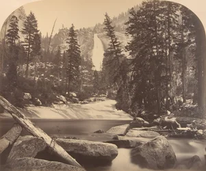 Chute Nevada, 700 pieds, 1861