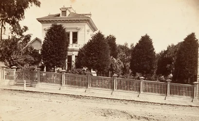 Résidence de Charles Bernard, 312 Oak Street, San Francisco, Californie, vers 1876