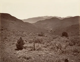 Route du tunnel de Sutro vers Virginia City