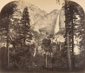 Chute de Yosemite. En bas de la vallée. 2637 pieds, 1861