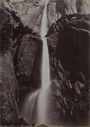 Chutes de Yosemite, vue du bas, vers 1878