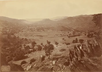 Vue générale de la boucle de Tehachapi, S.P.R.R.