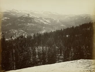Groupe du Merced depuis Sentinel Dome