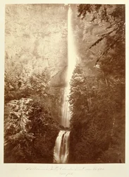 Chutes de Multnomah, fleuve Columbia, Oregon, 2500 pieds.