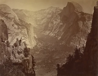 [Les dômes vus depuis Glacier Rock]