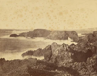 [Vue de la côte de Mendocino] / [Vue de la côte au large de Mendocino]