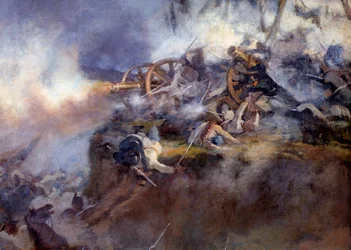 La bataille de San Martino le 24 juin 1859 (détail)