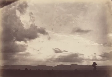 Étude de nuages, Campagne romaine