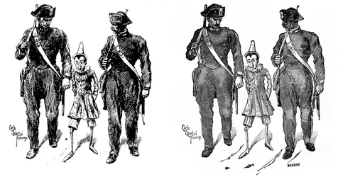 Pinocchio par Carlo Chiostri (1863-1939), un des premiers illustrateurs italiens de l