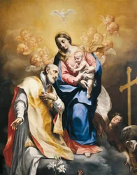 Saint Philippe Neri avec la Vierge et l