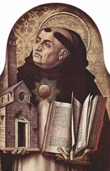 Autel de San Domenico in Ascoli, polyptyque, panneau extérieur gauche : Saint Thomas d