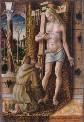 Saint François recueillant le sang du Christ