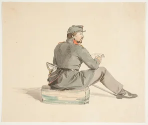 Soldat lisant