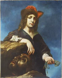 David avec la tête de Goliath