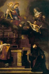 Saint Louis de Toulouse et la Vierge