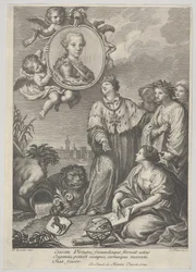 Portrait du futur empereur romain germanique Léopold II en tant qu