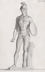 Statue de Mars, 1734