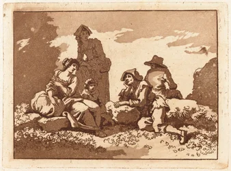 Famille au repos