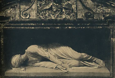 Rome - Basilique de Sainte-Cécile. - Statue de la Sainte par Maderno, 1910