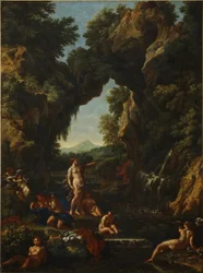 Paysage avec Diane et Actéon, vers 1657