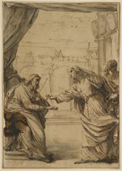 La famille Rospigliosi rendant hommage au Pape Clément IX, 1667-1669