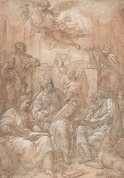 Allégorie des anciennes et nouvelles dispensations, 1700-1708