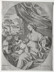 Vierge et enfant avec l