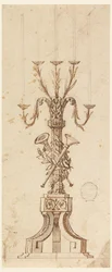 Design pour un candélabre
