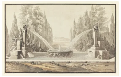 Conception pour une fontaine dans un parc