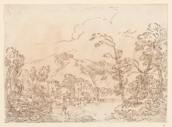 Dessin, Un village près d