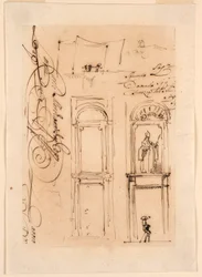 Dessin, esquisses et scénario, 1765