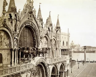 Les chevaux de la Basilique Saint-Marc à Venise - photographie par C. Naya