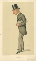 M. John Slagg MP, Manchester, 2 août 1884, caricature de Vanity Fair