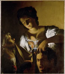 Judith avec la tête d