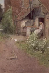 La porte de la cuisine