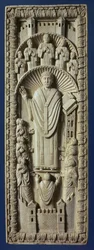 Un archevêque parmi son chœur, c.875 AD