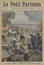 Le tremblement de terre de Messine en 1908, Italie