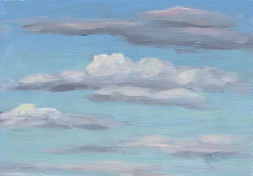 Ciel bleu serein