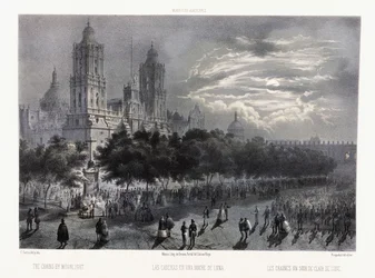Les chaînes au clair de lune, vers 1855-1856