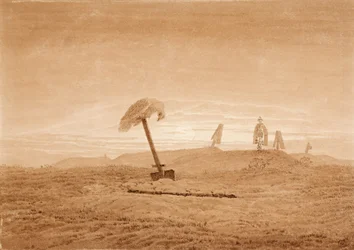 Paysage avec tombes, vers 1835-1837