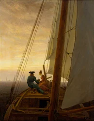 French : Sur un voilier On a Sailing Ship